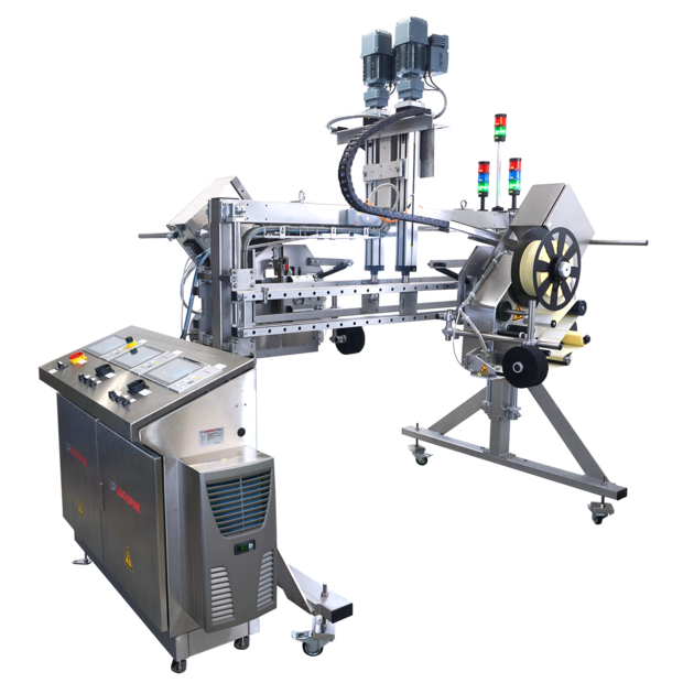 For maximum failure and production reliability: Logomatic tandem labelling system from the 500 series