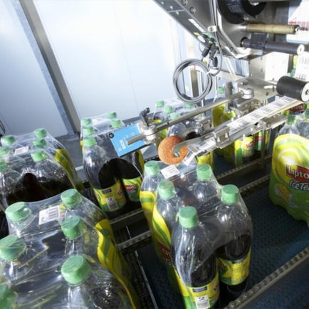 Labelling systems for beverage industry